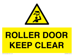 ROLLER DOOR KEEP CLEAR